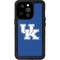 University of Kentucky UK on Blue iPhone 15 Pro Waterproof Case